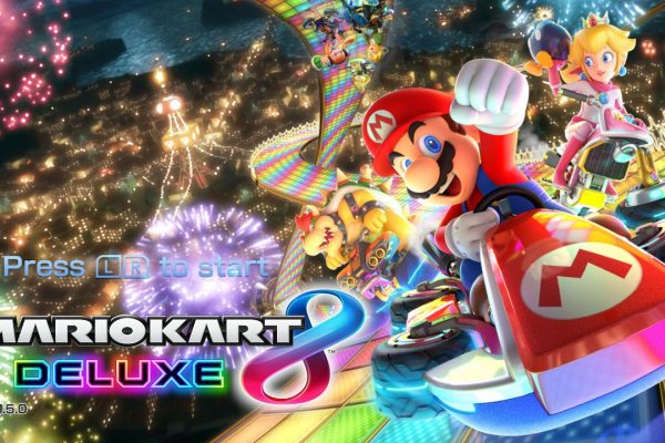 Mario Kart 8 Deluxe opening page